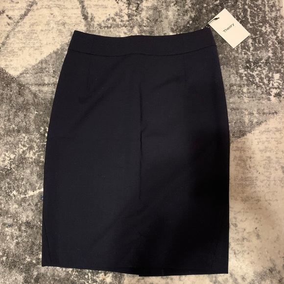 Theory Navy Women’s Short Skirt Size 0 - Picture 1 of 5